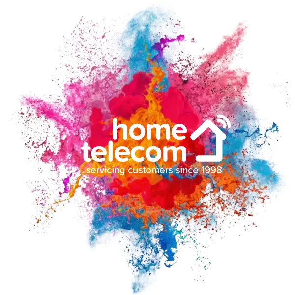 Home Telecom logo with background